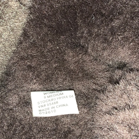 🔥104  L.L. Bean Shearling Lined Suede Brown Winter Boots - Picture 11 of 16